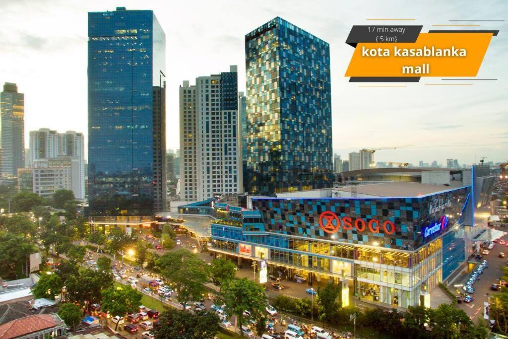 1-Br At Central Jakarta, Scbd, Thamrin Residence Exterior photo